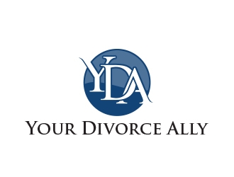 Your Divorce Ally logo design by MarkindDesign