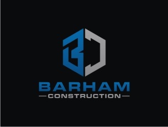Barham construction logo design by bricton