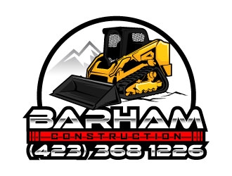 Barham construction logo design by daywalker