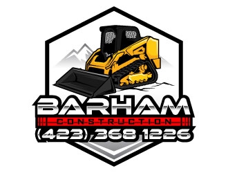 Barham construction logo design by daywalker