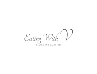 Eating With V logo design by johana