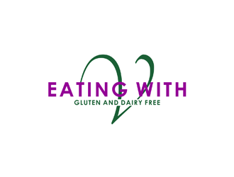Eating With V logo design by johana