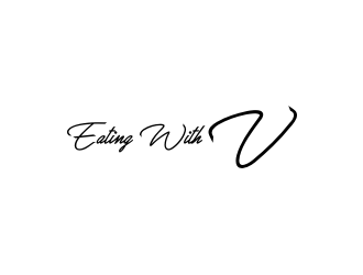 Eating With V logo design by nurul_rizkon