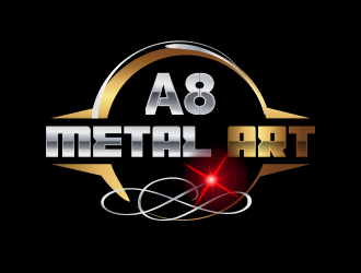 A8 Metal Art logo design by ROSHTEIN