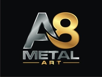 A8 Metal Art logo design by agil
