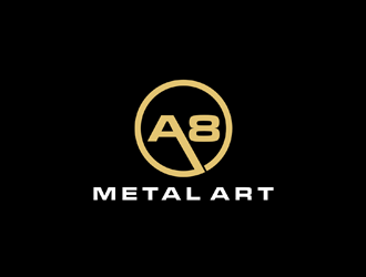 A8 Metal Art logo design by johana