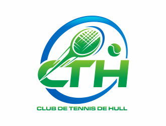 Club de tennis de Hull (CTH) logo design by hidro