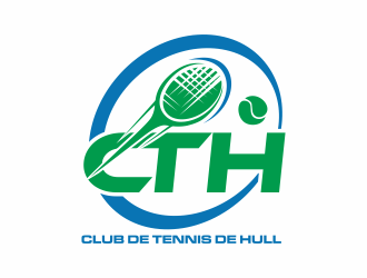 Club de tennis de Hull (CTH) logo design by hidro