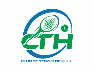 Club de tennis de Hull (CTH) logo design by hidro