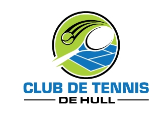Club de tennis de Hull (CTH) logo design by invento
