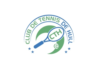 Club de tennis de Hull (CTH) logo design by uttam