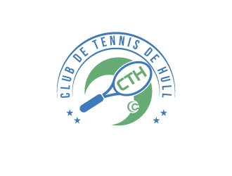 Club de tennis de Hull (CTH) logo design by uttam