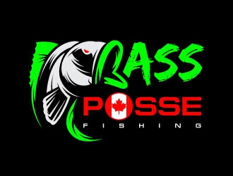 Bass Posse Fishing logo design by sanu