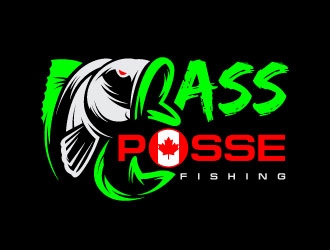 Bass Posse Fishing logo design by sanu