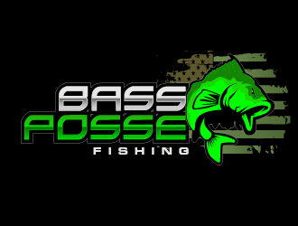 Bass Posse Fishing logo design by THOR_