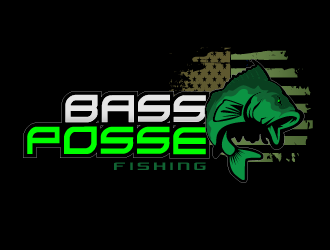 Bass Posse Fishing logo design by THOR_