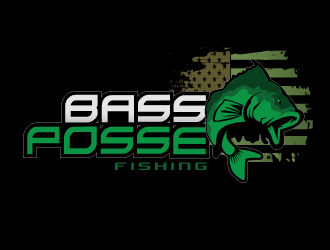 Bass Posse Fishing logo design by THOR_