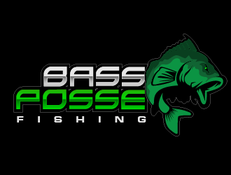 Bass Posse Fishing logo design by THOR_