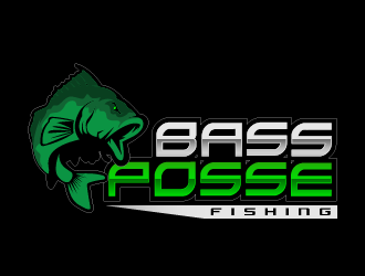 Bass Posse Fishing logo design by THOR_