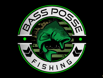 Bass Posse Fishing logo design by THOR_