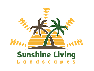 Sunshine Living Landscapes logo design by Aldabu