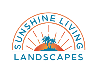 Sunshine Living Landscapes logo design by savana