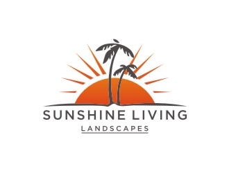 Sunshine Living Landscapes logo design by Franky.