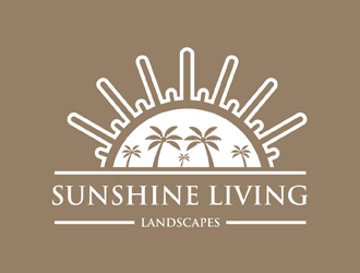 Sunshine Living Landscapes logo design by EkoBooM