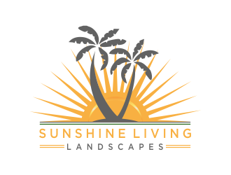 Sunshine Living Landscapes logo design by cahyobragas