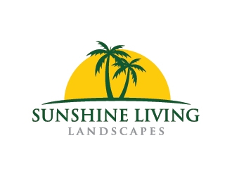 Sunshine Living Landscapes logo design by udinjamal