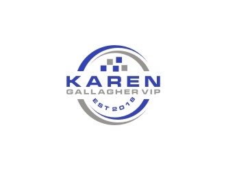 Karen Gallagher VIP logo design by bricton