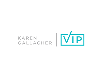 Karen Gallagher VIP logo design by checx