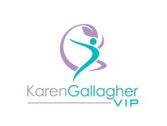 Karen Gallagher VIP logo design by b3no