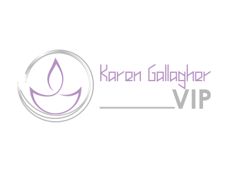Karen Gallagher VIP logo design by ROSHTEIN