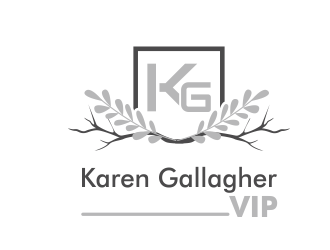 Karen Gallagher VIP logo design by ROSHTEIN