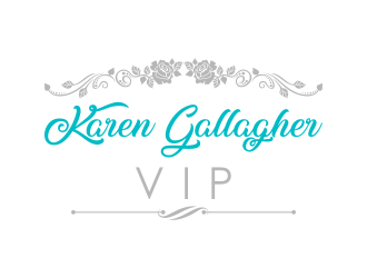 Karen Gallagher VIP logo design by ROSHTEIN