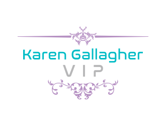 Karen Gallagher VIP logo design by ROSHTEIN