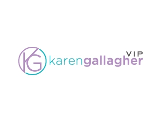 Karen Gallagher VIP logo design by udinjamal