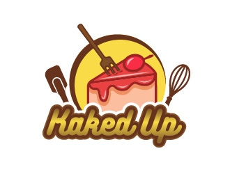 Kaked Up logo design by Alex7390