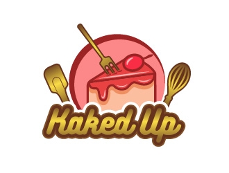 Kaked Up logo design by Alex7390