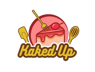 Kaked Up logo design by Alex7390