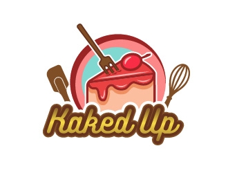 Kaked Up logo design by Alex7390