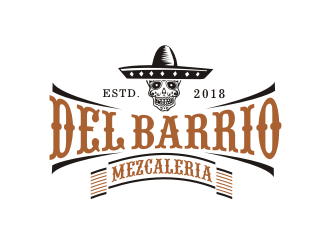 Del Barrio - mezcaleria logo design by Foxcody