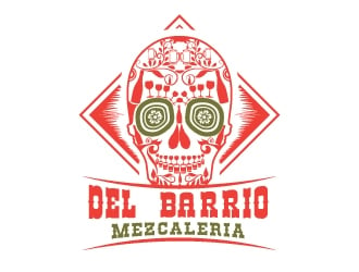 Del Barrio - mezcaleria logo design by uttam