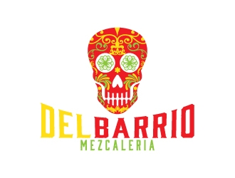Del Barrio - mezcaleria logo design by dhika