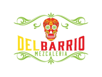 Del Barrio - mezcaleria logo design by dhika