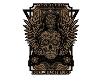 Del Barrio - mezcaleria logo design by AYATA