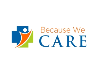 Because We Care logo design by cikiyunn