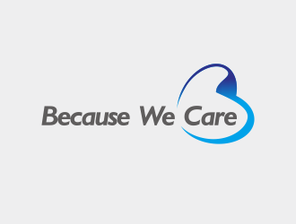 Because We Care logo design by 705.id