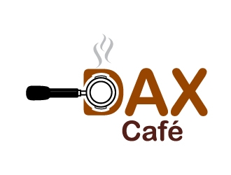 DAX Cafe logo design by uttam